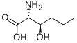 Molecular Structure of 59286-26-9 ((2R,3R)-2-Amino-3-hydroxy-hexanoic acid)